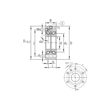 ZKLF50140-2Z INA Thrust Ball Bearings #1 image