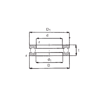 0-8 FBJ Thrust Ball Bearings #1 image