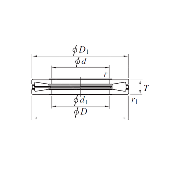 T611 KOYO Thrust Roller Bearings #1 image