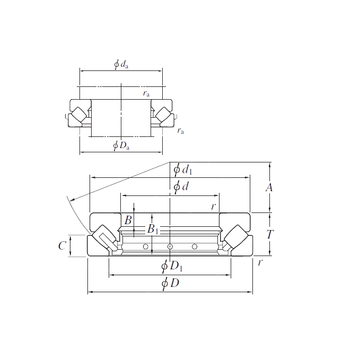 292/710 KOYO Thrust Roller Bearings #1 image