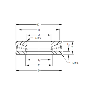 S-4055-C Timken Thrust Roller Bearings #1 image