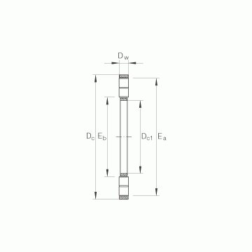 K89426-M INA Thrust Roller Bearings #1 image