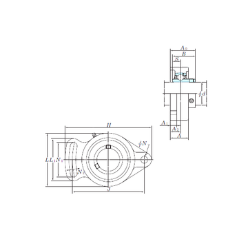 UCFA207-22 KOYO Bearing Units #1 image