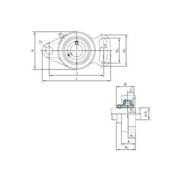 UCFA211 NACHI Bearing Units #1 image