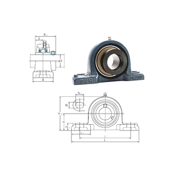 NAPK207-21 FYH Bearing Units #1 image