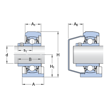 SYFWK 25 LTHR SKF Bearing Units #1 image