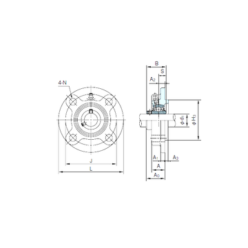 UCFCX09 NACHI Bearing Units #1 image