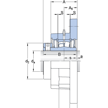 FYR 2 1/2 SKF Bearing Units #1 image