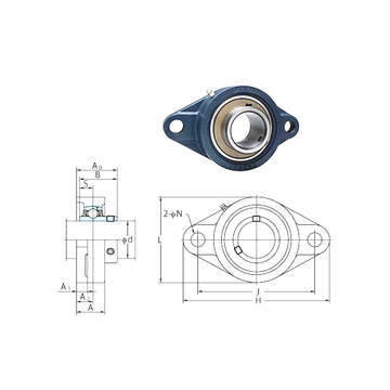 UCFLX05-16 FYH Bearing Units #1 image