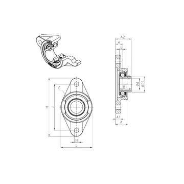 USFL201 SNR Bearing Units #1 image