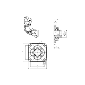 EXF206 SNR Bearing Units #1 image