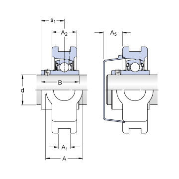 TU 13/16 TF SKF Bearing Units #1 image