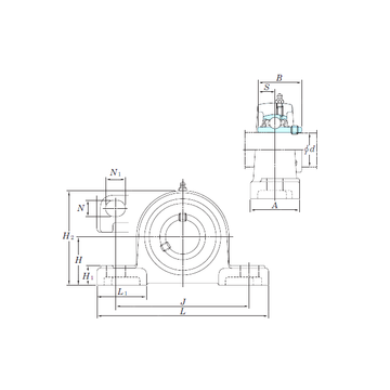 UCP205SC KOYO Bearing Units #1 image