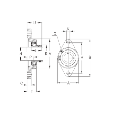 PCJT15 NKE Bearing Units #1 image