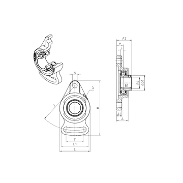 USFA201 SNR Bearing Units #1 image