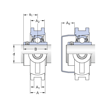 TUWK 20 LTHR SKF Bearing Units #1 image