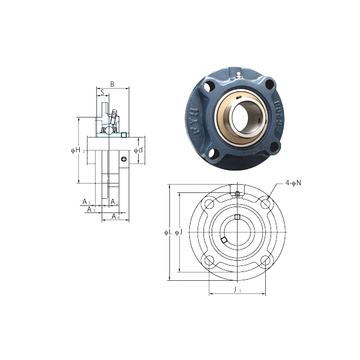 UCFCX17E FYH Bearing Units #1 image