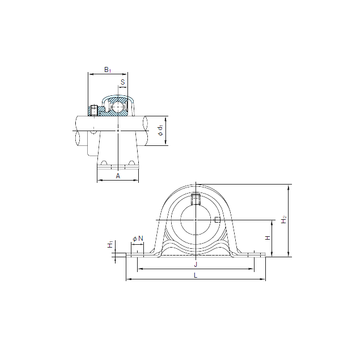 UCF306 NACHI Bearing Units #1 image