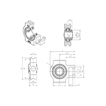 UKT328H SNR Bearing Units #1 image