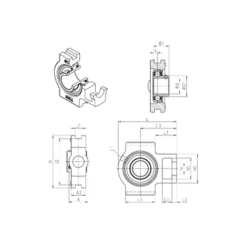 UST206 SNR Bearing Units #1 image