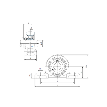 BP204 NACHI Bearing Units #1 image