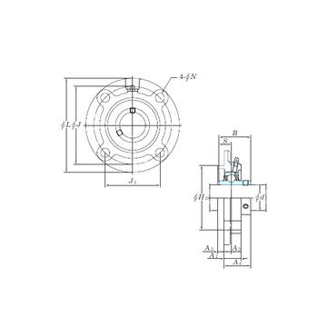 UCFCX05-16E KOYO Bearing Units #1 image