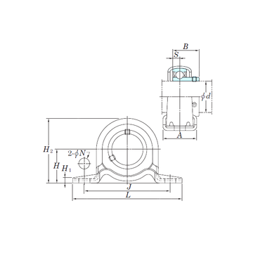 SBPP201 KOYO Bearing Units #1 image