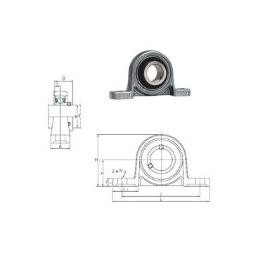 UP005 FYH Bearing Units #1 image