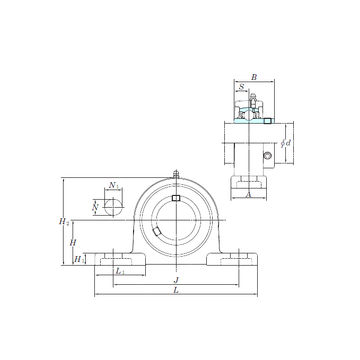 UCSP207H1S6 KOYO Bearing Units #1 image