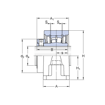 SYR 1 1/2 SKF Bearing Units #1 image