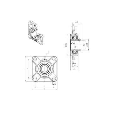 UCFS314 SNR Bearing Units #1 image