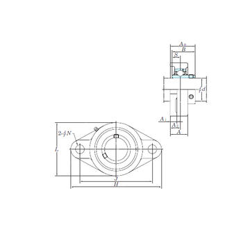 UCFL213E KOYO Bearing Units #1 image