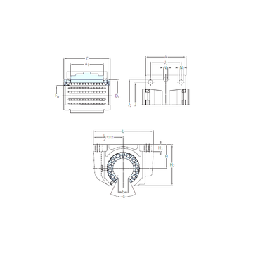 LUCT 25 BH-2LS SKF Linear Bearings #1 image