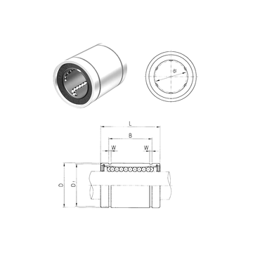 LM25UU Samick Linear Bearings #1 image