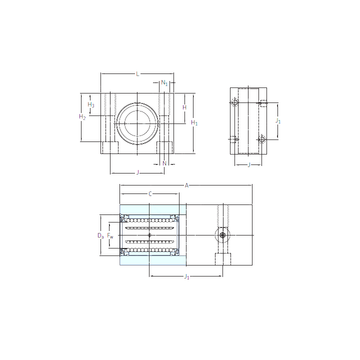 LTCD 20-2LS SKF Linear Bearings #1 image