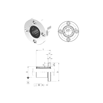 LMEF8 Samick Linear Bearings #1 image