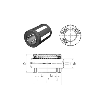 LMES40 Samick Linear Bearings #1 image