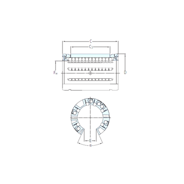 LBCT 30 A SKF Linear Bearings #1 image