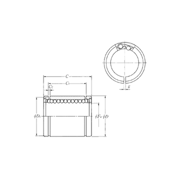 KLM20SLL NTN Linear Bearings #1 image