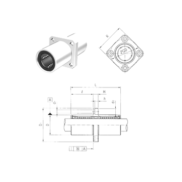 LMEKM60UU Samick Linear Bearings #1 image