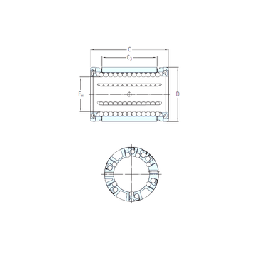 LBCR 25 A-2LS SKF Linear Bearings #1 image