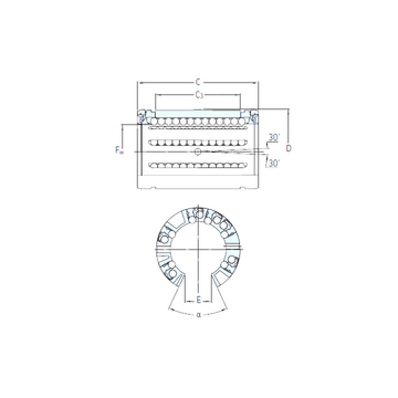 LBCF 16 A SKF Linear Bearings #1 image