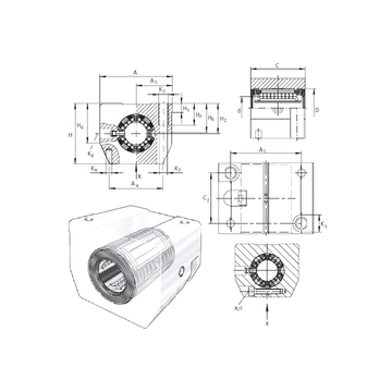 KGSNS50-PP-AS INA Linear Bearings #1 image