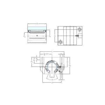 LUNF 16-2LS SKF Linear Bearings #1 image