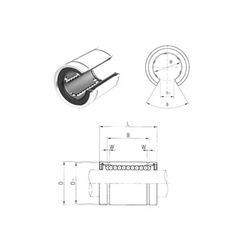 LME16UUOP Samick Linear Bearings #1 image